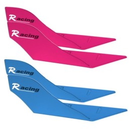 ΔΙΑΚΟΣΜΗΤΙΚΑ SPOILER ΠΛΑΙΝΑ ΑΛΟΥΜΙΝΙΟΥ ΖΕΥΓΑΡΙ 2 ΤΕΜ - ΜΑΥΡΟ