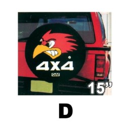 ΡΕΖΕΡΒΑΣ ΚΑΛΥΜΜΑΤΑ JEEP 15 -8243 - 16 -8243  - 15"-D-ΑΕΤΟΣ ΚΟΚΚΙΝΟ