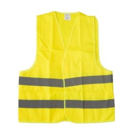 Γιλέκο Ασφαλείας & Εργασίας με Ανακλαστικές Ταινίες Κίτρινο