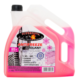 Υγρό G12 Supernova Αντιψυκτικό Αντιθερμικό Αντιπηκτικό -40°C 105°C  4 λίτρων